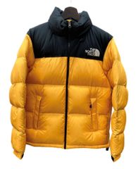 ザノースフェイス THE NORTH FACE NUPTSE JACKET ヌプシジャケット リサイクルダウン 刺繍 アウトドア ジャケット アウター YELLOW 黄色 ND91841 ジャケット ロゴ イエロー Lサイズ 104MT-1452