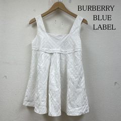 BURBERRY BLUE LABEL バーバリー・ブルーレーベル その他トップス ノースリーブ チュニック ブラウス 袖なし チェック 総柄 フレア