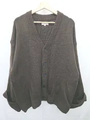 ◇ ⊆ LILL リル 長袖 ニット カーディガン サイズL ブラウン レディース E  【1503040003097】