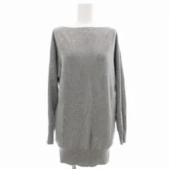 ブラック バイ マウジー BLACK by moussy チュニックニット セーター カシミヤ 長袖 F グレー /AEのサムネイル