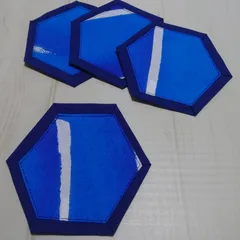 コースターNo.7　青×紺