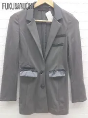 ◇ MURUA ムルーア シングル 2B 長袖 テーラード ジャケット 00サイズ グレー レディース 【中古】 【1002800603718】のサムネイル