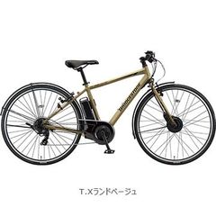 新品・未使用・ブリジストン(BRIDGESTONE) TB1e（ティービーワンe）TB7B45 電動アシストクロスバイク27”（両輪駆動）E-BIKE(#00663880)