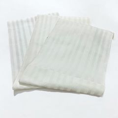 白練色×上品な織り柄　九寸名古屋帯【A】のサムネイル