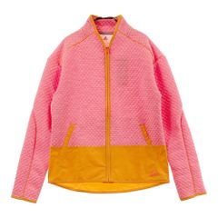 サイズ：M ADIDAS GOLF アディダスゴルフ FS6375 ジップジャケット 総柄 オレンジ系 [240101438740] ゴルフウェア レディース ストスト