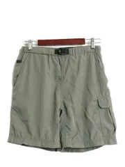 【お得なクーポン配布中!】 ノースフェイス ナイロン カーゴ ショートパンツ レディース S / 古着 The North Face ショーツ 短パン 半パン アウトドア ワンポイント 緑