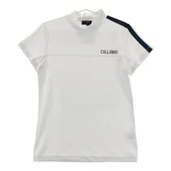 サイズ：M CALLAWAY キャロウェイ  モックネック半袖Tシャツ  ホワイト系 [240101531632] ゴルフウェア レディース ストスト