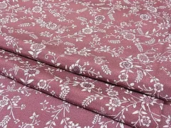 平和屋-こころ店□上質な小紋 花唐草文 着丈156cm 裄丈64cm 正絹 逸品 ...
