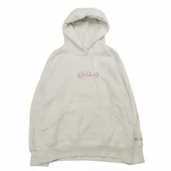 ナイキ NIKE W FLC OS HOODIE OPP1 オーバーサイズ ロゴ 刺繍 スウェット パーカー 長袖 裏起毛 プルオーバー フーディー カットソー トップス ビッグシルエット M ライトグレー ピンク HQ2987-051 レディース