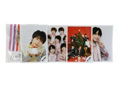 ■大西流星 なにわ男子 マスクチャーム ましかくフォト ミニフォト グッズ5点セット 中古品(013)