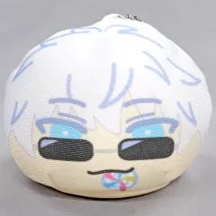 【中古】ぬいぐるみマスコット・ぬいぐるみバッジ 五条悟(特典ver.) 「呪術廻戦 おまんじゅうにぎにぎマスコット2」 アニメイトオンラインBOX購入特典