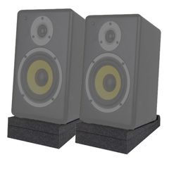 【新着商品】吸音材 オーディオスピーカー用 ウレタンマット 2枚組 防振 防音パッド スピーカースタンド (30×20×4.5cm)