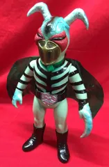 仮面ライダー　怪人　カマキリ男　ミニソフビ　エンゼル　1970年代 0336_240724_ya9e8w_h.jpg