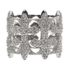 モアサナイト クロスデザイン リング Moissanite シルバー .925Silver メンズ　２０号 by KRONIC