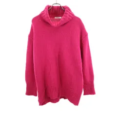 ニコアンド 長袖 タートルネック セーター 3 ピンク niko and... ニット レディース 古着 【240129】