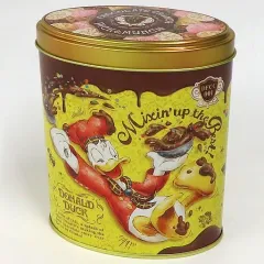 【中古】小物入れ・マルチケース・缶ケース ドナルドダック(フタ ゴールド) 缶ケース(チョコレートクランチ) 「東京ディズニーリゾート35周年 HappiestCelebration!」 東京ディズニーリゾート限定