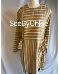 SeeByChloe シーバイクロエ　レディース　チュニック　ワンピース　ボーダー　ストライプ　コットンのサムネイル