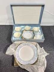 【新品未使用】 Noritake ノリタケ レースウッドゴールド カップ&ソーサー プレート 皿