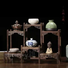 花台 3点セット】香炉台 茶道 茶道具 香炉 木製 インテリア