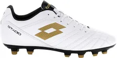 【送料無料】 ロット メンズ スニーカー シューズ Lotto Stadio 705 FG Soccer Cleats White/Gold
