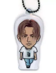 【中古】キーホルダー・マスコット(男性) 登坂広臣(ツアーTシャツ白) クリアチャーム HIROOMI TOSAKA FULL MOON ver. EXILE TRIBE STATION オンラインカプセル