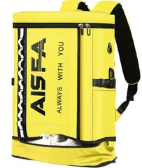 在庫処分 ビジネス ラップトップバック PC USB充電ポート付き 防水17インチ バックパック 30L スクエア アウトドア旅行防災 リュックサック メンズ 通勤 リュック 靴/弁当収納 [AISFA]