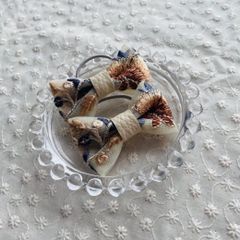 ベビーヘアクリップ　ヘアゴム　ハンドメイド　ヘアピン　インド刺繍リボン　お揃い ベビーヘアクリップ ヘアゴム ハンドメイド ヘアピン インド刺繍