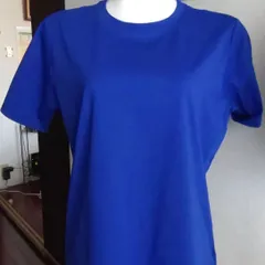 綿混Tシャツ　(ﾛｲﾔﾙﾌﾞﾙｰ) L