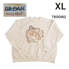 GILDAN古着プリントトレーナーXLアイボリー TS00162