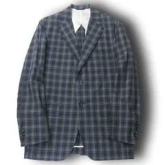 【新品】 GITMAN VINTAGE ／ ギットマンヴィンテージ　ジャケット アメリカ製 コットン ネイビー チェック ヴィンテージ デッドストック ヴィンテージ生地 デッドストック生地 GITMAN  BROS. ギットマンブラザーズ ギットマン ｜ 春夏