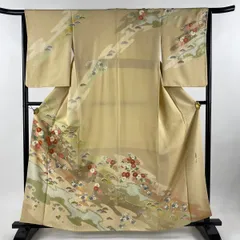新品 「松井青々」作 極上縮緬地 附下げ・訪問着（正絹）未使用 新品 「松井青々」作 極上縮緬地 附下げ・訪問着（正絹）未使用