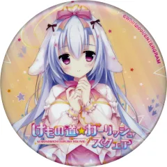 【中古】バッジ・ビンズ 兎月白雪 57mm缶バッジ 「PS4/Switchソフト けもの道☆ガーリッシュスクエア」 Amazon.co.jp購入特典