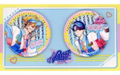 【中古】バッジ・ピンズ 瀬乃凉晴＆伊勢崎凌介(A/等身) グリッター缶バッジ2個セット 「憐れなβは恋を知らない×DECOTTO by animatecafe」