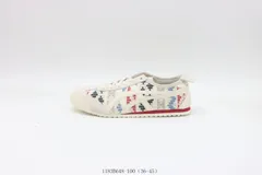 【今日特価】アシックス スリップオン シューズ ホワイト - ブルー - レッド 1183B648 - 100