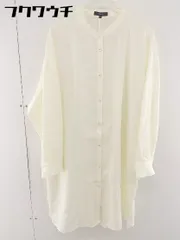 ◇ ◎ COMME CA ISM コムサイズム 長袖 膝丈 ワンピース サイズ11 アイボリー系 レディース  【中古】 【1106280006677】