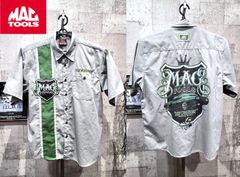 MAC TOOLS 半袖 ワークシャツ M マックツール THE WOLFPACK