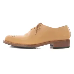 ジョルジオアルマーニ GIORGIO ARMANI ビジネスシューズ ドレスシューズ カッティング レザー 靴 シューズ 39.5 24.5cm ベージュ /DKのサムネイル