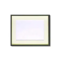 F10肉筆水彩日本画『白富士』高級木製額縁付属外寸約713×638mm