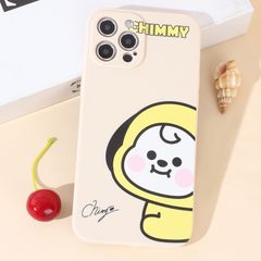❤️残り僅か 防弾少年団 CHIMMY  iPhoneケース各種　可愛い 韓国 iPhoneケース  BT21 グッズ おしゃれ スマホケース ビーティー21 レンズ保護 耐衝撃 アイフォン ケース かわいい 携帯カバー キャラクター おもしろ シリコン