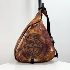STONE  Supreme ストーンアイランド ショルダーバッグ Supreme®/Stone Island® Painted Camo Nylon Shoulder Bag | Supreme 20fw
