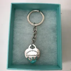 07w19619 TIFFANY ＆ CO. AG925 PLEASE RETURN TO ティファニー キーリング  キーホルダー  【中古品】