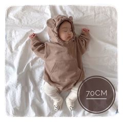 クマ耳ロンパース♡70cm