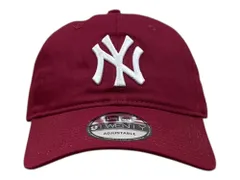 NEWERA (ニューエラ) ニューヨーク・ヤンキース 9TWENTY CAP ベースボールキャップ 60471469 F レッド×ホワイト ウィメンズ/078のサムネイル