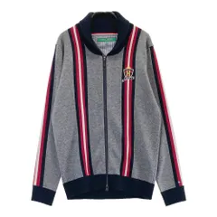 【極美品】トミーヒルフィガーゴルフ　フルジップジャケットメッシュモノグラム　L 2026年最新TOMMY 【極美品】トミーヒルフィガーゴルフ フルジップ