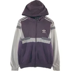 古着 アディダス adidas スウェットフルジップパーカー メンズM相当/eaa489742