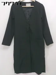 ◇ ◎ Andemiu アンデミュウ 長袖 ノーカラー ジャケット サイズF ブラック レディース 【中古】 【1105170001143】のサムネイル