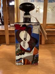 ♪Marisa Marchi Hand Paint Bottle 『Madlin and Guitar/Pablo Picasso』