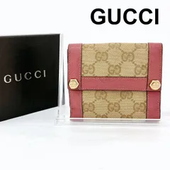 GUCCI グッチ GG キャンバス 二つ折り財布 TB-0261 - メルカリ