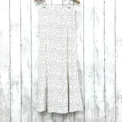 【 ROYAL PARTY 】ロイヤルパーティー 水玉柄フレアスカート Size.FS