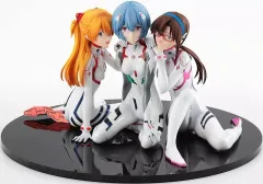 【中古】フィギュア アスカ・レイ・マリ Newtype Cover ver. Newtypeスペシャルセット 「シン・エヴァンゲリオン劇場版」 1/8 プラスチック製塗装済み完成品 EVANGELION STORE限定